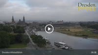 Dresden - Altstadt, Frauenkirche, Rathenauplatz, Carolabrücke