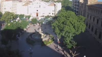 Huesca - Fountain of the Muses in the Plaza de Navarra