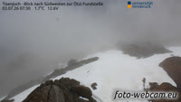 Tisenjoch - Blick nach Südwesten zur Ötzi Fundstelle