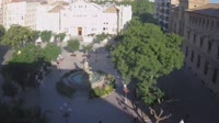 Huesca - Fuente de las Musas en la Plaza de Navarra