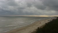Plaża, wejście do portu