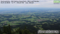 Samerberg - Hochrieshütte - Veduta a nord