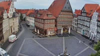 Hildesheim - Marktplatz, Hütte, Universität