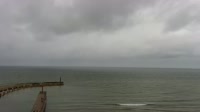 Plaża, wejście do portu