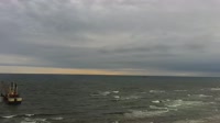 Plaża, wejście do portu