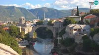 Mostar - Ponte Vecchio e fiume Neretva
