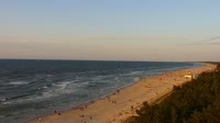 Plaża, wejście do portu