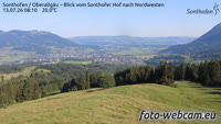 Sonthofen - Oberallgäu - Vista a nord-ovest