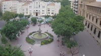 Huesca - Fontana delle Muse in Plaza de Navarra