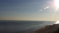 Plaża, wejście do portu