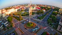 Ogrody Bernardynów, Pomnik, Rondo Dmowskiego