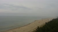 Plaża, wejście do portu