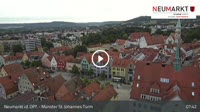 Aukštutinio Pfalco Noimarktas - Münster St. Johannes Turm