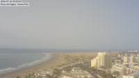 Gran Canaria - Maspalomas - Playa del Iingles - Blick auf die Küste