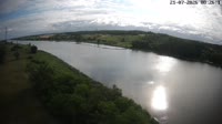 Gate weir on the Oder