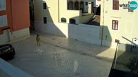 Pag - Novalja - Place Alojzija Stepinca et rue Dalmatinska