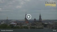 Dresden - Altstadt, Frauenkirche, Rathenauplatz, Carolabrücke