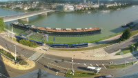 Linz - Danube, pont de Nibelungen, château