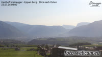 Eppan Berg - Gasthof Steinegger - Blick nach Osten