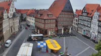 Hildesheim - Marktplatz, Hütte, Universität