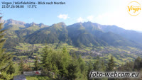 Virgen - Würfelehütte - Blick nach Norden