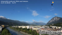 Innsbruck - Universität - Blick nach Westen