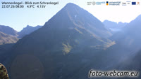 Wannenkogel - Blick zum Schrankogel