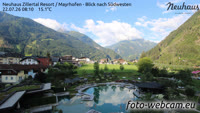 Mayrhofen - Neuhaus Zillertal Resort - Blick nach Südwesten