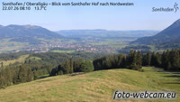 Sonthofen - Oberallgäu - Vue vers le nord-ouest