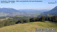 Sonthofen - Oberallgäu - Vue vers le nord-ouest