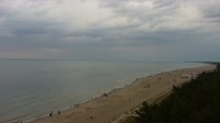 Plaża, wejście do portu