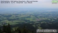 Samerberg - Hochrieshütte - Veduta a nord