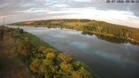 Gate weir on the Oder
