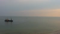 Plaża, wejście do portu