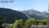 Garmisch-Partenkirchen - Große Olympiaschanze, Zugspitze
