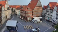 Hildesheim - Marktplatz, Hütte, Universität