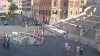 Rome - Piazza di Spagna - Barcaccia fountain
