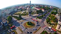 Ogrody Bernardynów, Pomnik, Rondo Dmowskiego