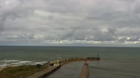 Plaża, wejście do portu