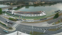 Linz - Donau, Nibelungenbrücke, Burg