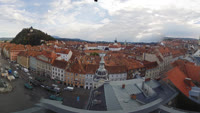 Graz - Hauptplatz, Schlossberg
