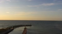 Plaża, wejście do portu