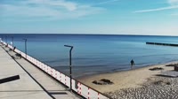 Molo i plaża