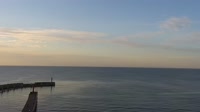 Plaża, wejście do portu