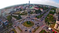 Ogrody Bernardynów, Pomnik, Rondo Dmowskiego