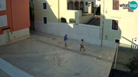 Pag - Novalja - Piazza Alojzija Stepinca e via Dalmacia