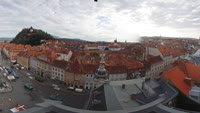 Graz - Hauptplatz, Schlossberg