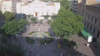 Huesca - Fuente de las Musas en la Plaza de Navarra