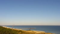 Plaża, wejście do portu