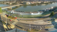 Linz - Donau, Nibelungenbrücke, Burg
